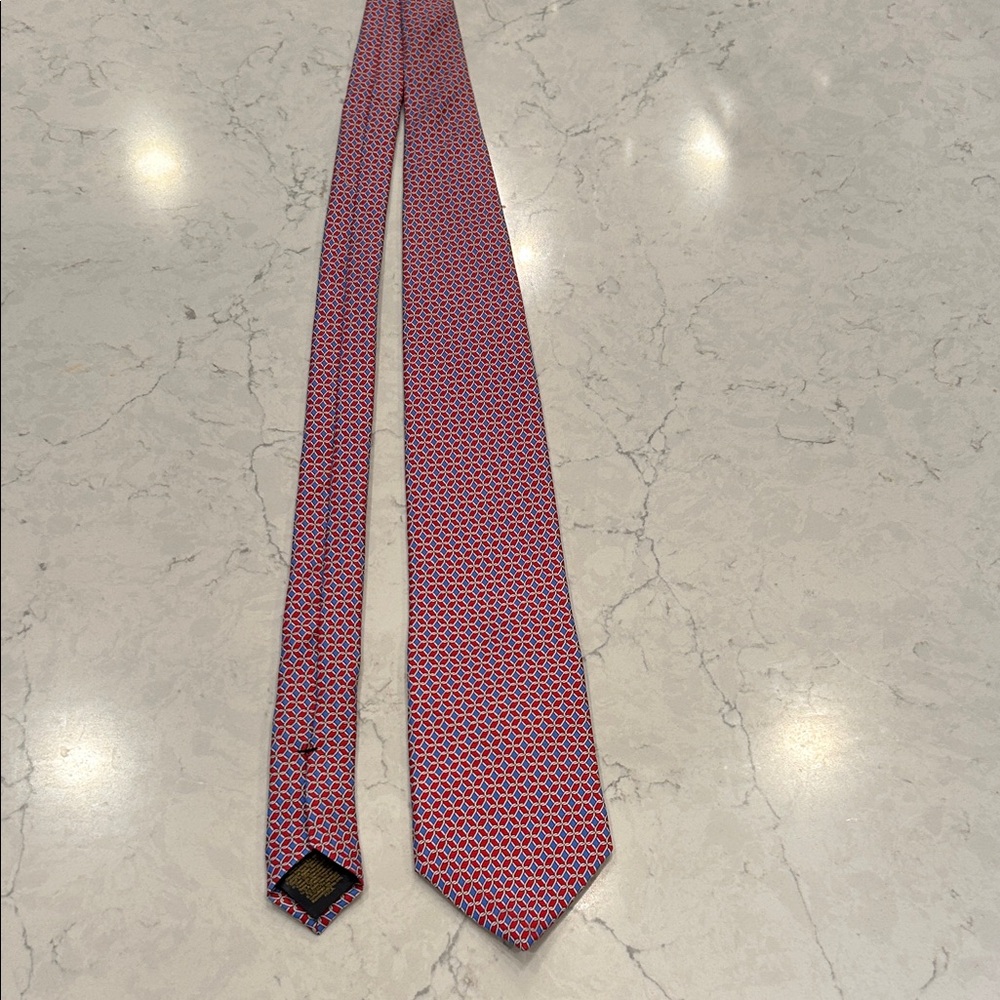 Brooks Brothers Red and Blue Patterned Tie
